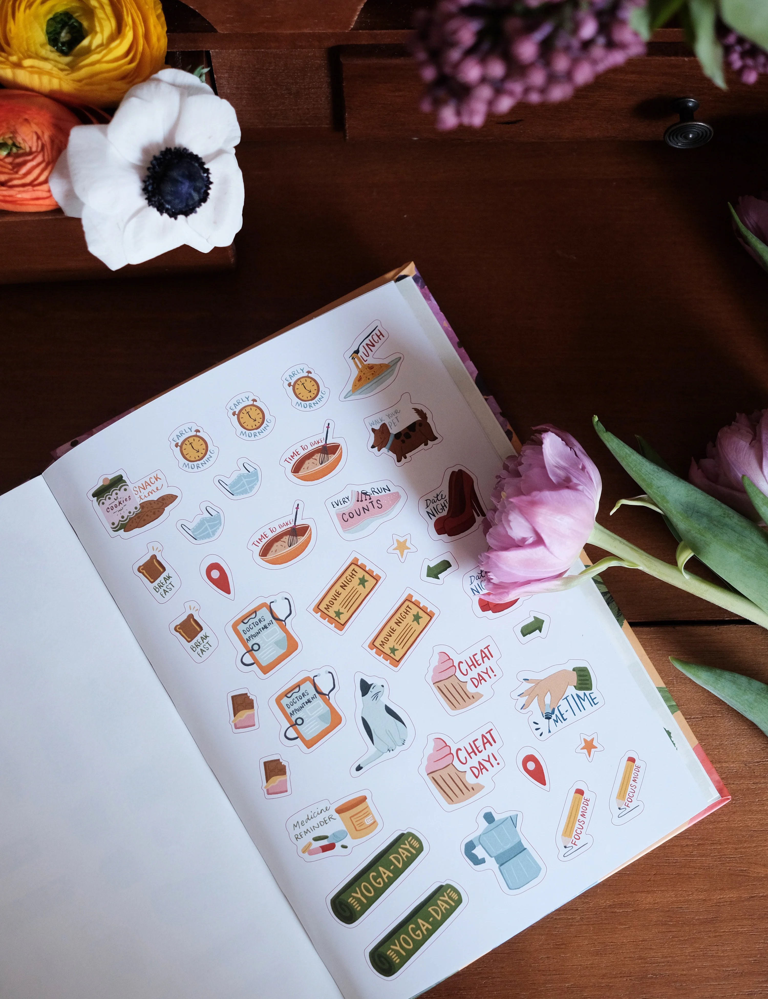 Undated Yearly Planner | Midnight Garden - Image 18